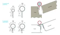 Technical drawing Cover profile FSA 8500, O20, silver anodised EV1, 1980 mm F-8512-20