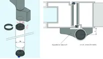 Dessin technique Profilé de recouvrement FSA 8800, S30, RAL 9016, par mètre linéaire F-8824-30