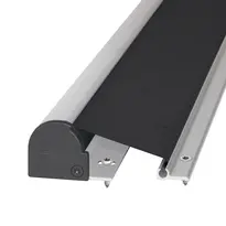 Screws partially concealed