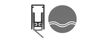 Bevel lip for uneven floors, DIN L (right handed), 13 mm profiles
