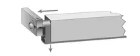 Inverse actuation, trigger plate 50 mm