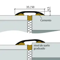 Dibujo técnico Planet F carril plano hueco AD_ZUBEH_F
