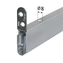 Planet hole Ø8 mm for profile width 13 mm (specify backset)