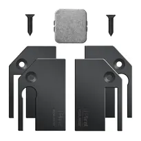 Montageset Planet KG-A10 schmal, schwarz