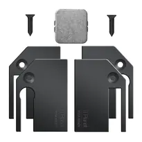 Montageset Planet KG-A12 schmal, schwarz