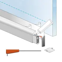 Complete-set incl. all necessary components for easy and save installation of the KG-S narrow seal