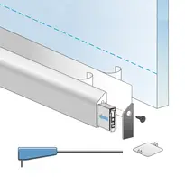 Kompett-Set mit allem, was es für die schnelle und sichere Montage der KG-S schmal Dichtung braucht