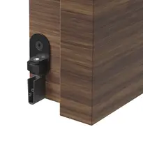 Planet pivot module «rebated» black, installed