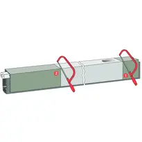 Planet TR125 double shortening, 5 x 13 mm hole (specify backset)