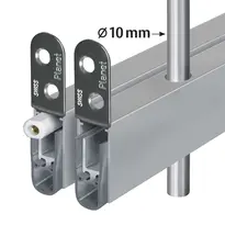 Planet ZA for double leaf doors with rod 10 mm, appropriate for RC 2 and RC 3