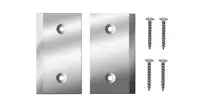 Planet corner plate set X3, aluminium