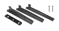Floor guide SN set (long), black, DIN L (left closing)