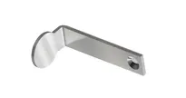Mounting bracket for fixing the adhesive base for rebated doors, symmetrical, 5 pcs.
