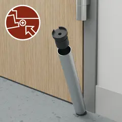 Perfiles de cobertura (lado de las bisagras)