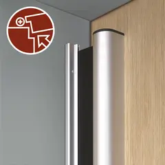 Protector de dedos (lado contrario a la bisagra)