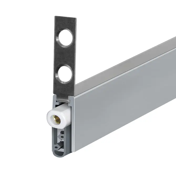 Planet TW-profile with mounting brackets for metal doors